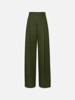 FRAME Pleated Wide Leg Pant in<Women Pants