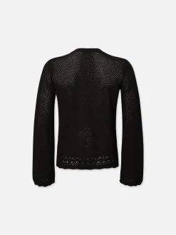 FRAME Pointelle Cardi in<Women Sweaters