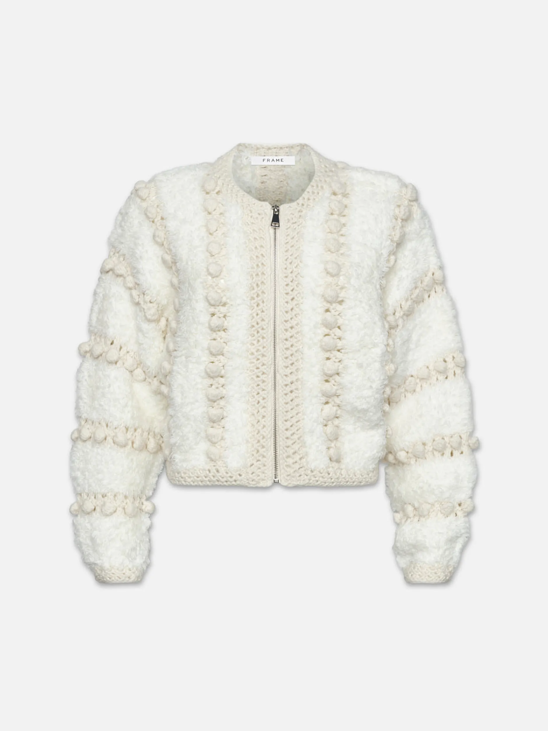 FRAME Pom Pom Cardi in<Women Sweaters