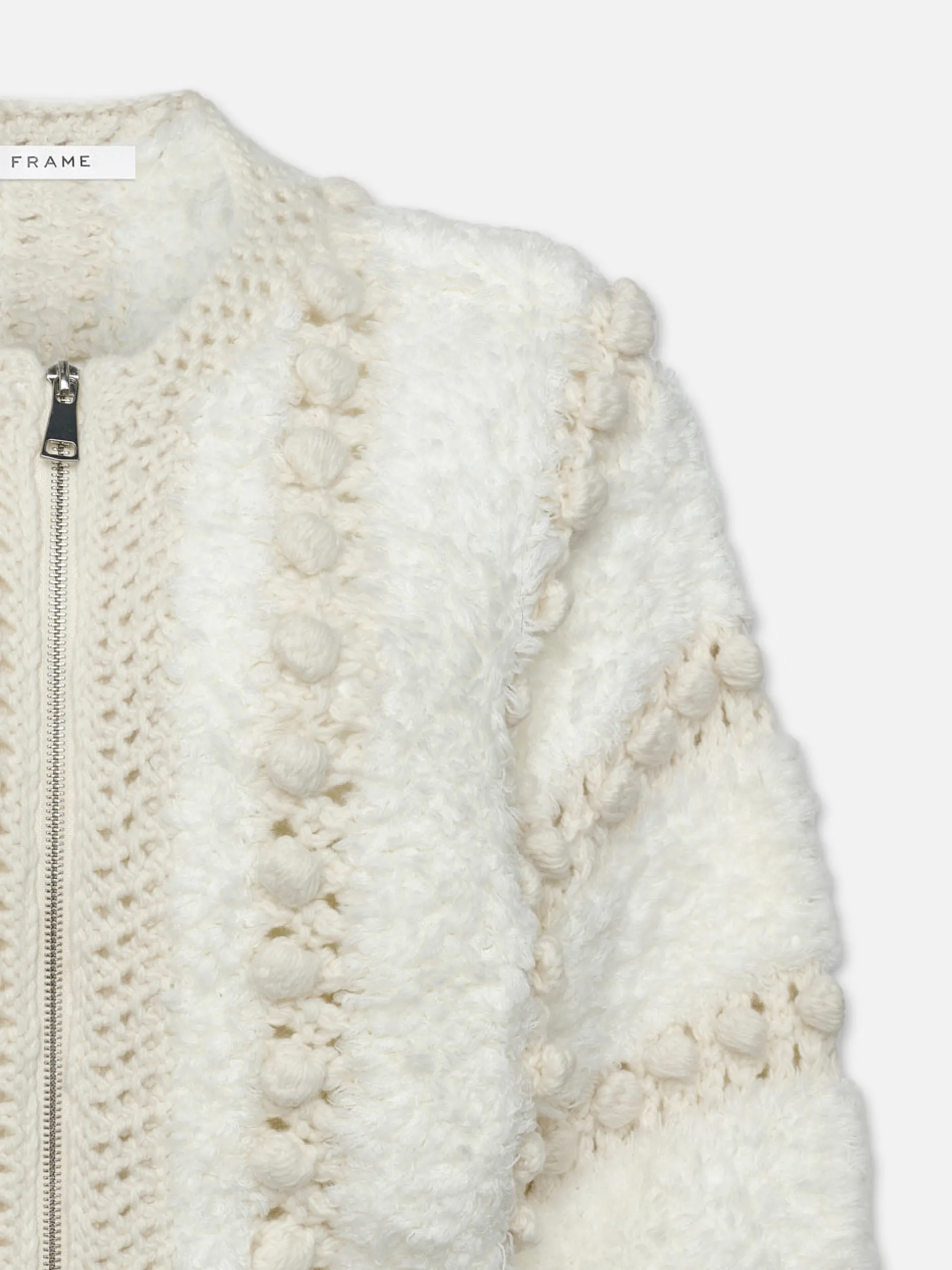 FRAME Pom Pom Cardi in<Women Sweaters