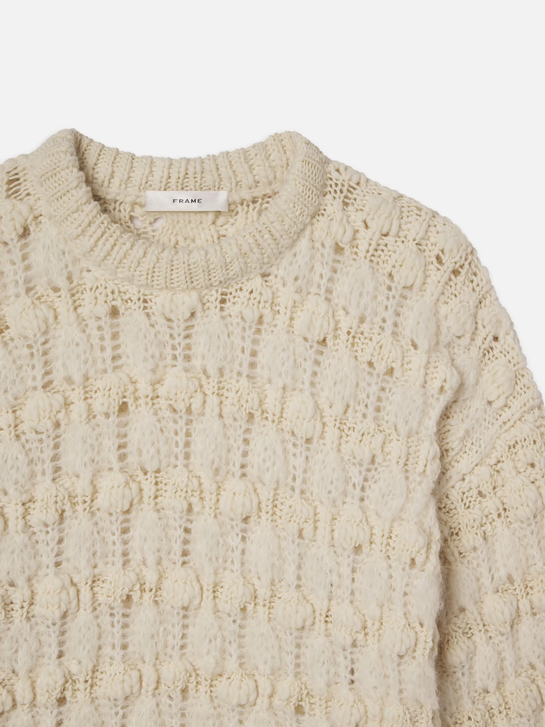 FRAME Popcorn Stripe Sweater in<Women Sweaters