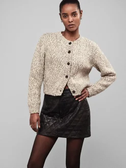 FRAME Quilted Leather Skirt in<Women Leather & Suede|Skirts & Shorts