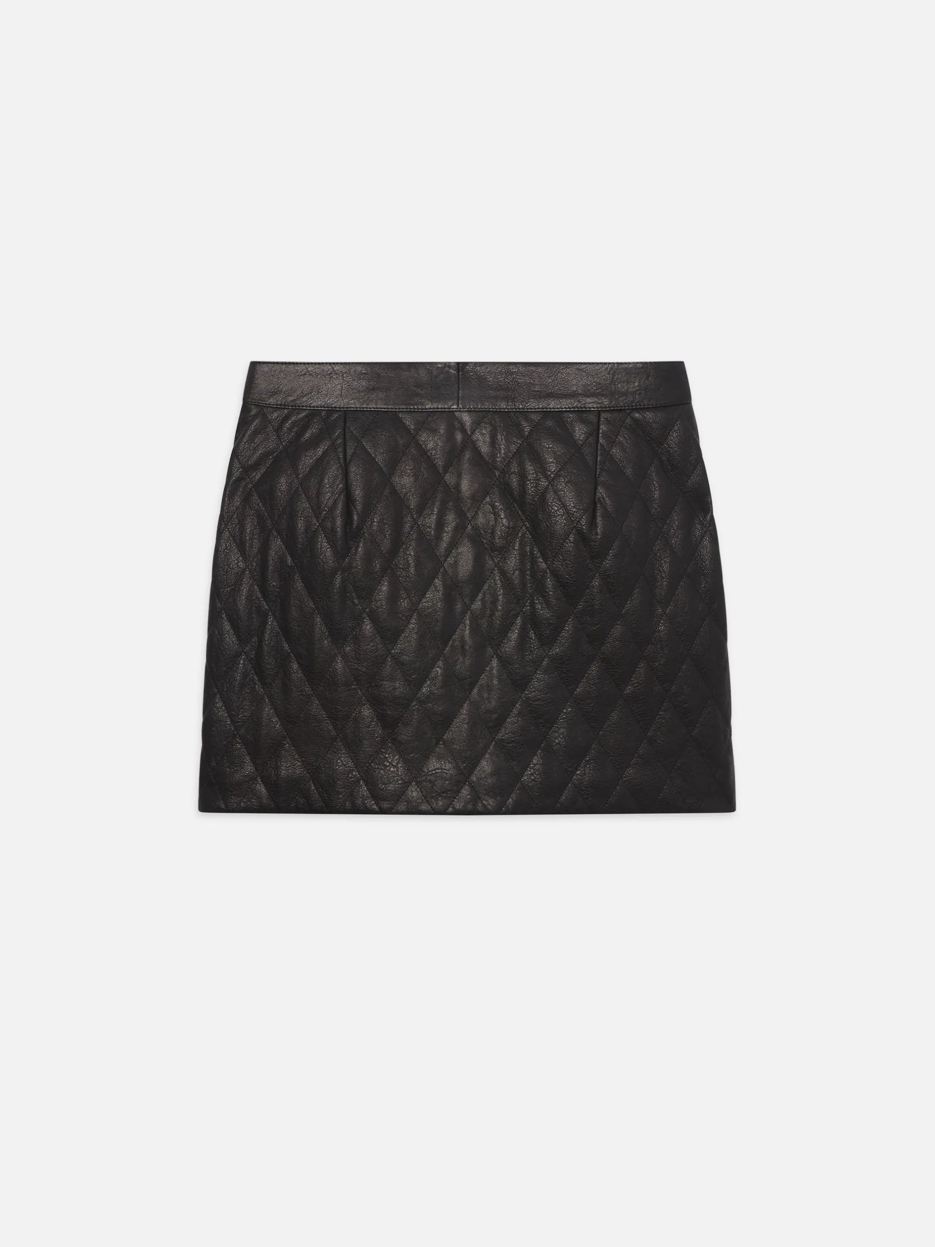FRAME Quilted Leather Skirt in<Women Leather & Suede|Skirts & Shorts