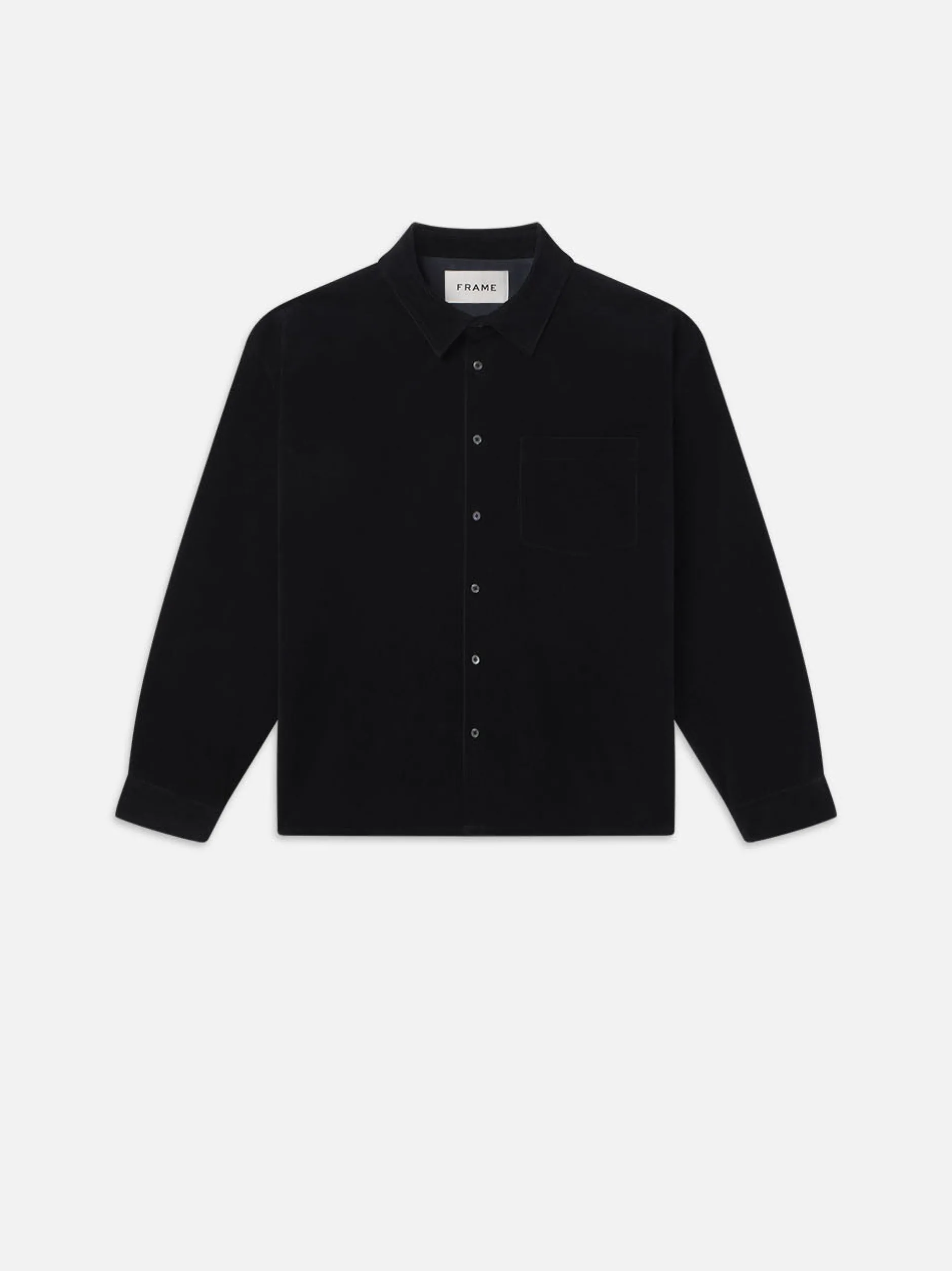 FRAME Relaxed Corduroy Overshirt in Dark Navy< Jackets & Coats|Shirts