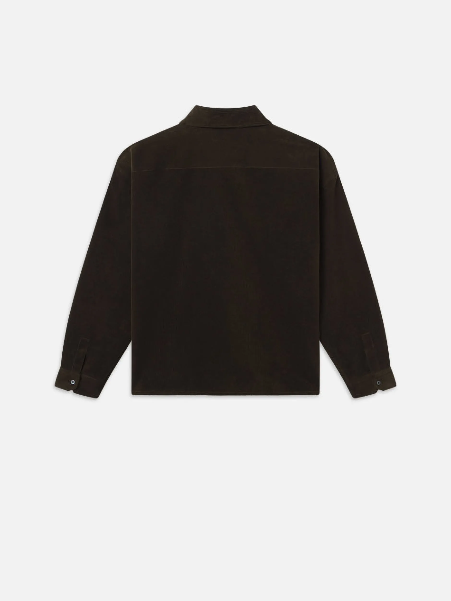 FRAME Relaxed Corduroy Overshirt in Dark Olive< Jackets & Coats|Shirts