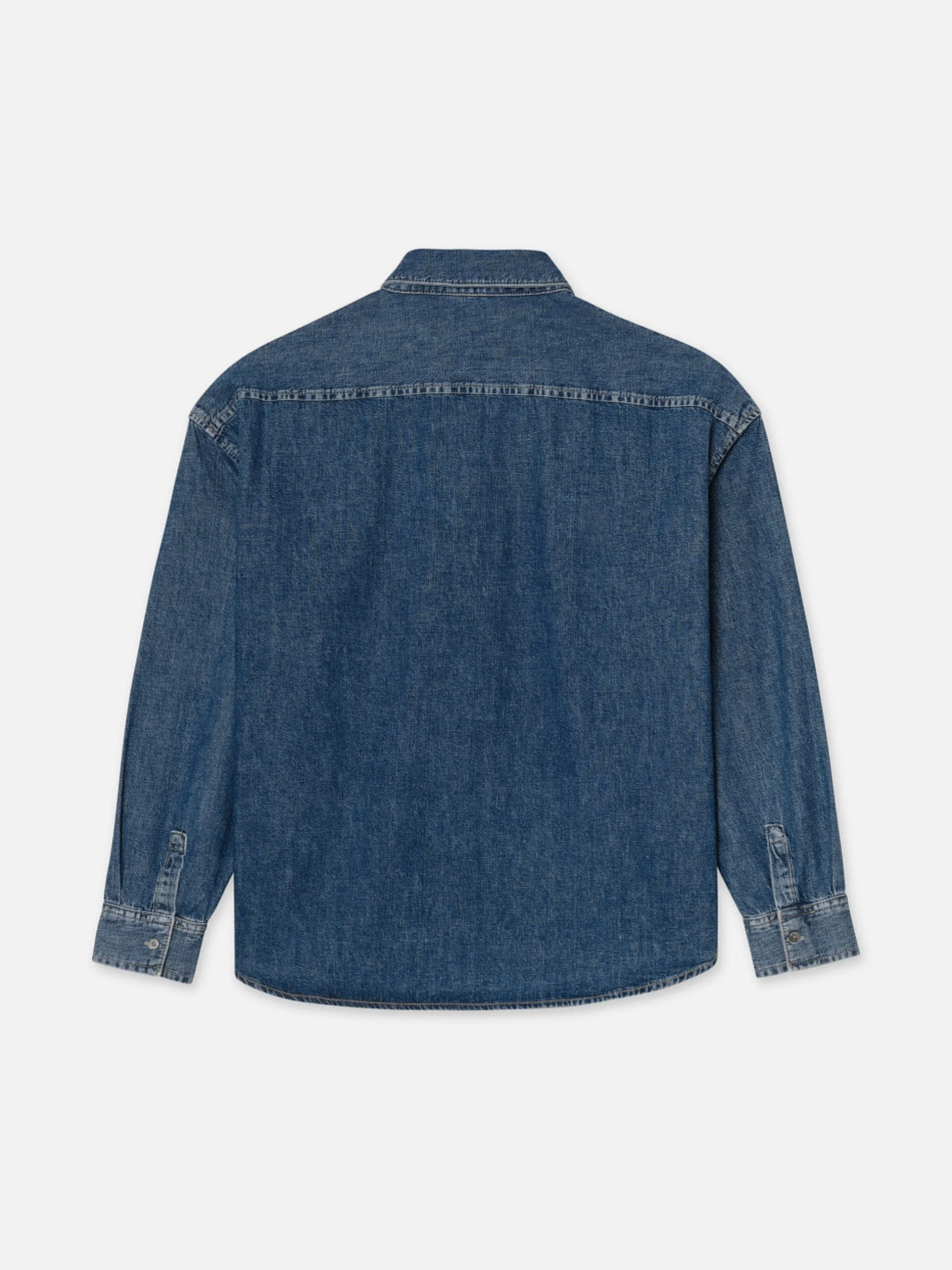 FRAME Relaxed Denim Shirt in Dark Ocean< Denim Shirts|Shirts