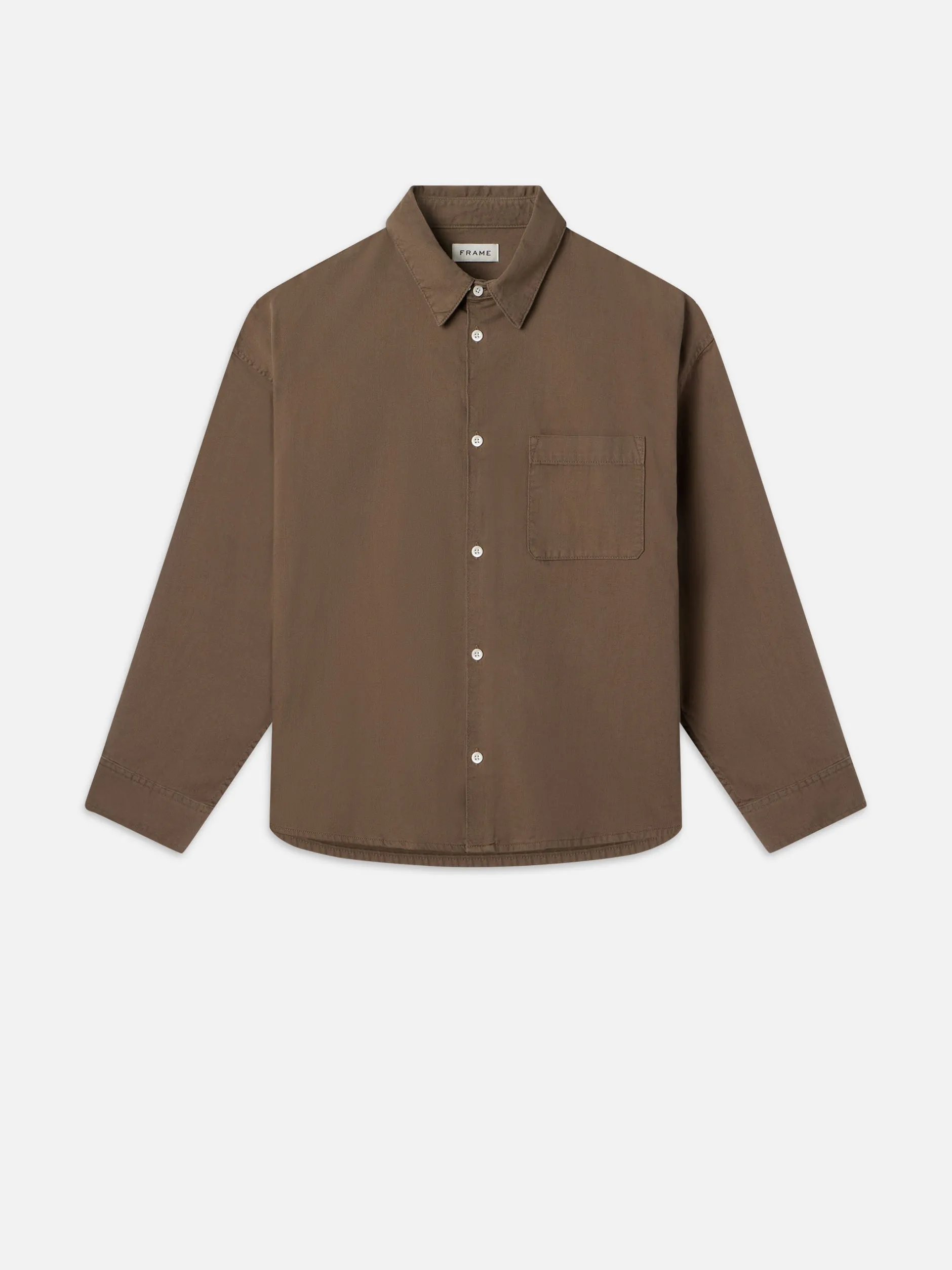 FRAME Relaxed Denim Shirt in< Denim Shirts|Shirts