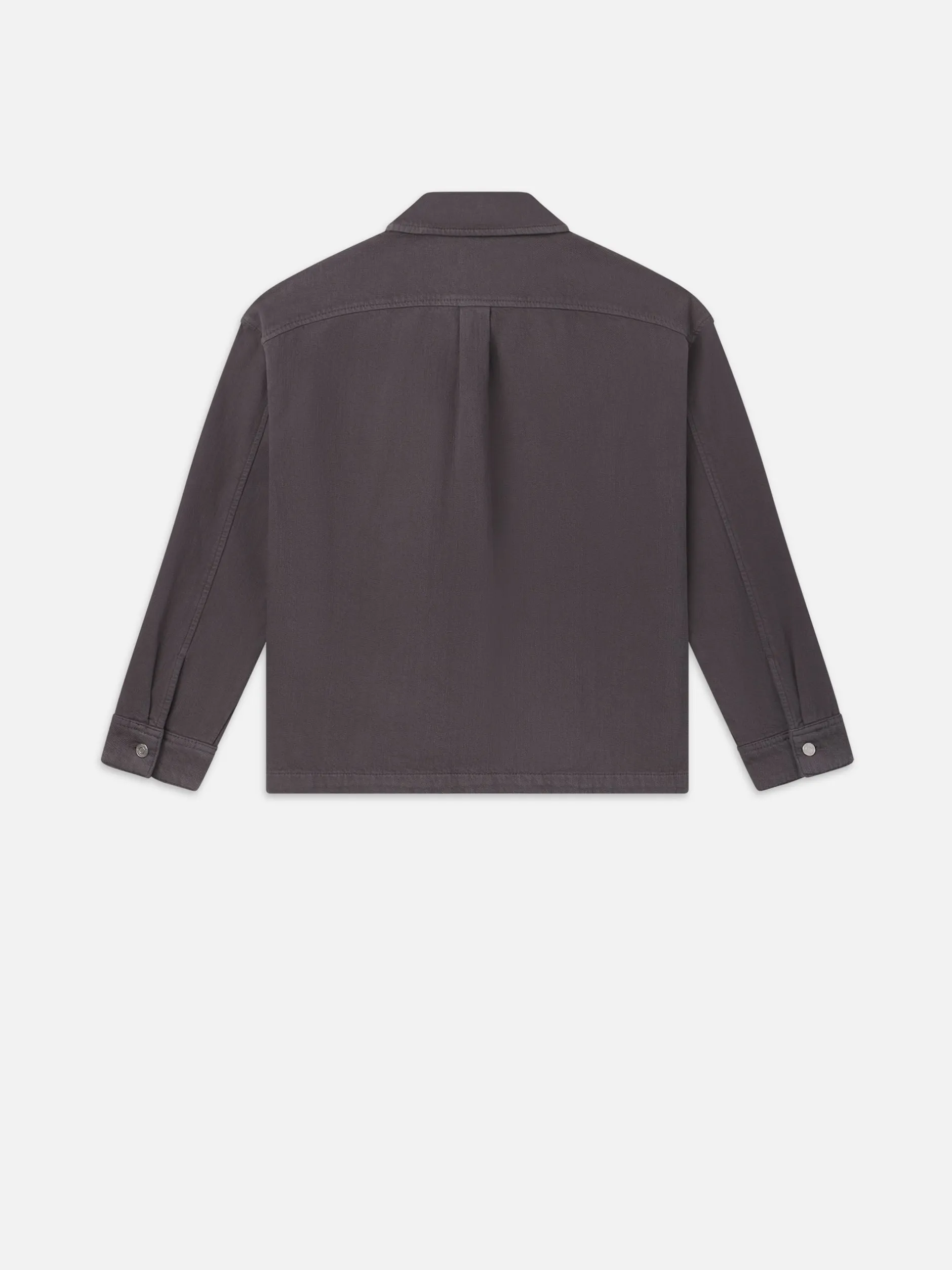 FRAME Relaxed Double Pocket Shirt in Slate Gray< Denim Shirts|Shirts