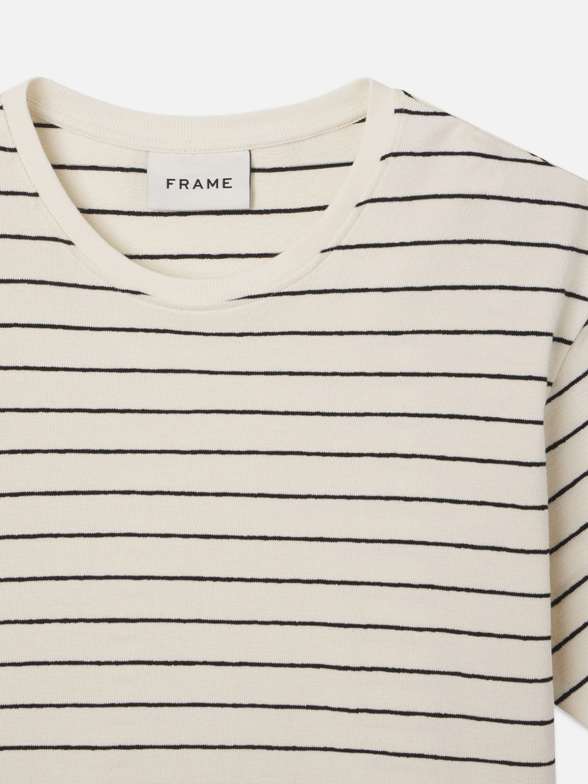 FRAME Relaxed Stripe Tee in< Tees & Polos