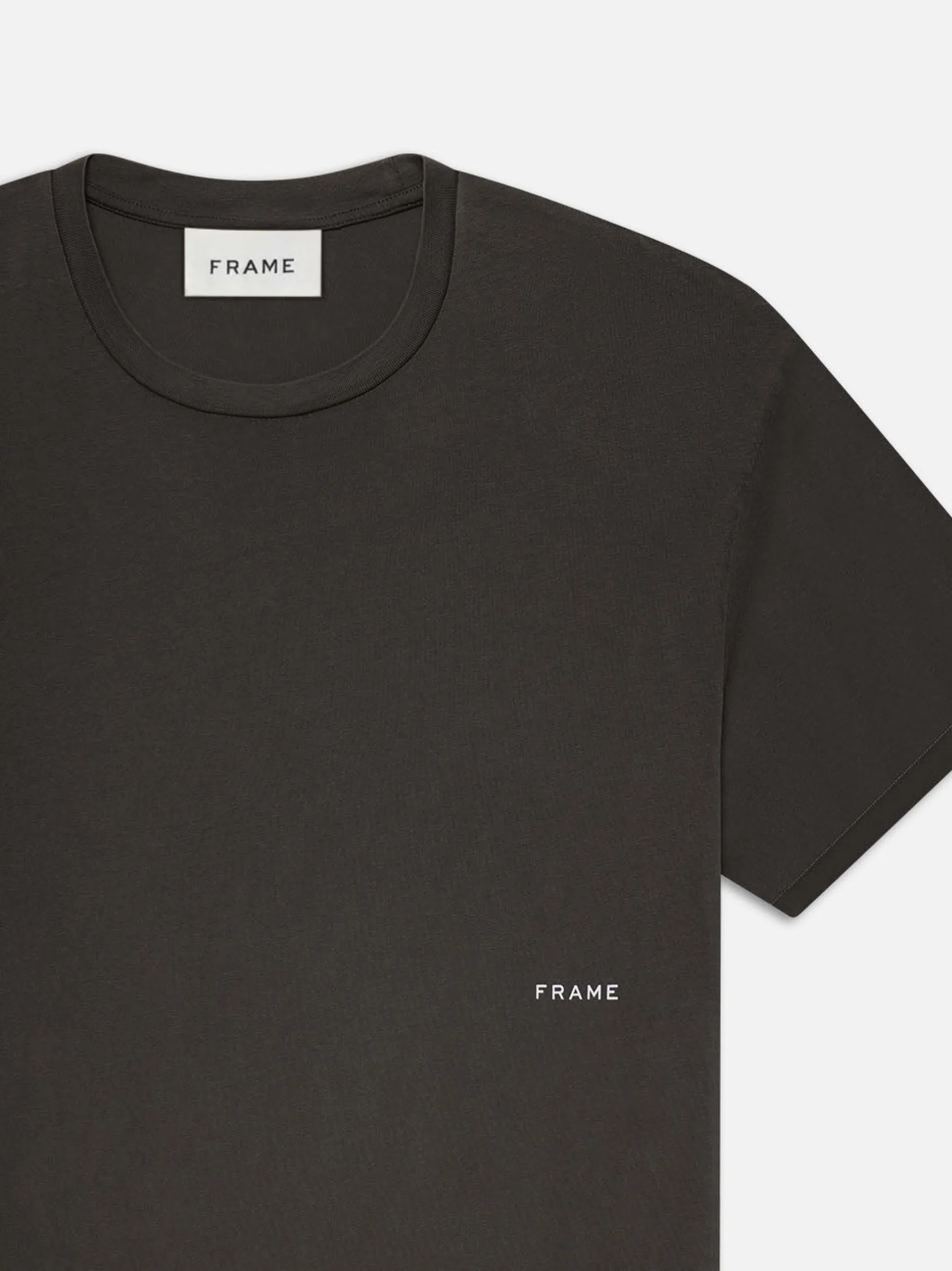 FRAME Relaxed Tee in Washed Anthracite< Tees & Polos