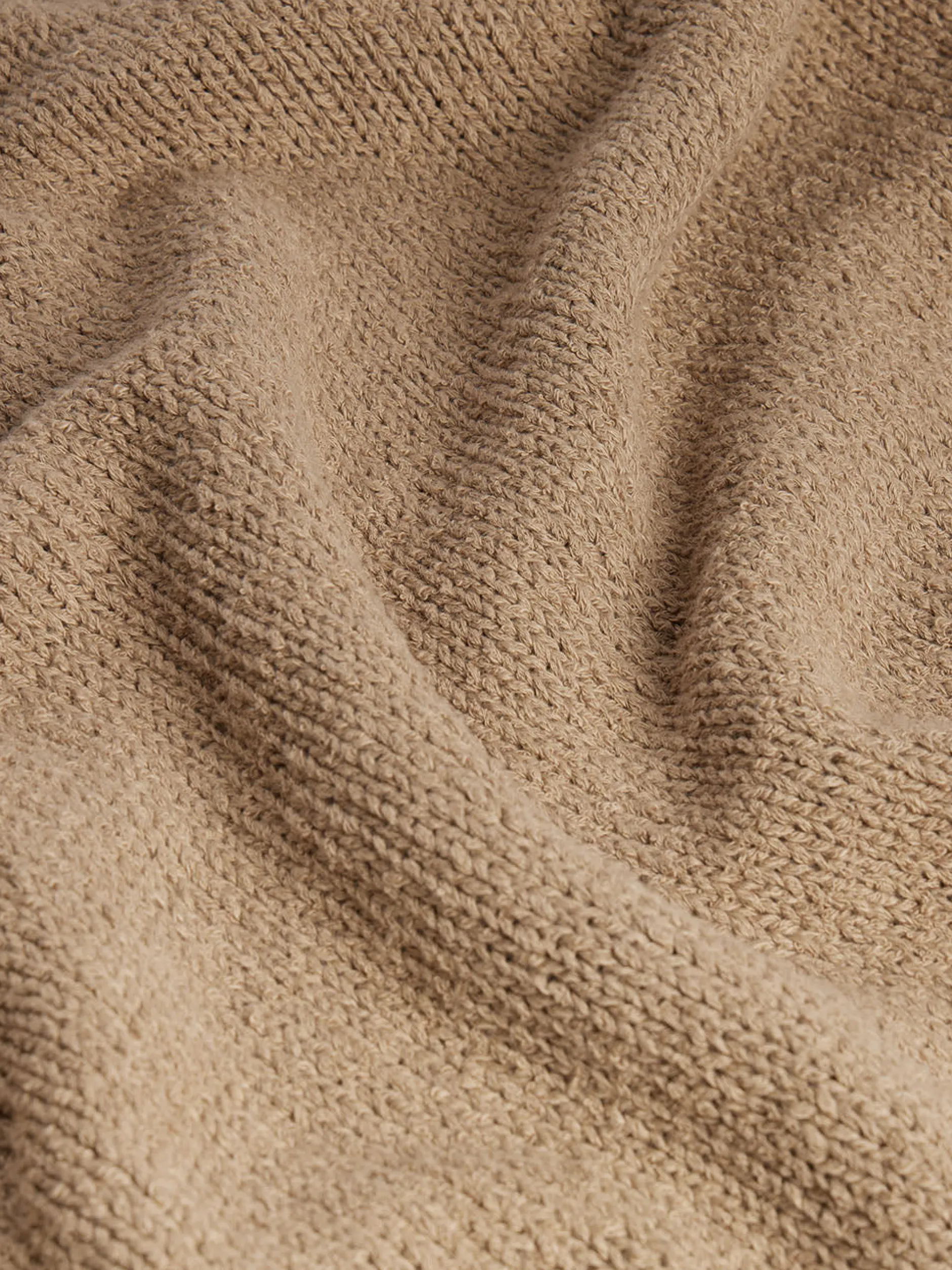 FRAME Rib Crewneck Sweater in Light Brown< Sweaters & Hoodies