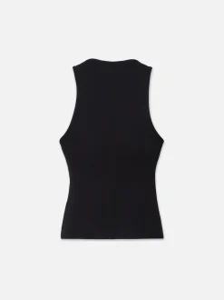 FRAME Rib Scoop Neck Tank in<Women Tanks & Tees
