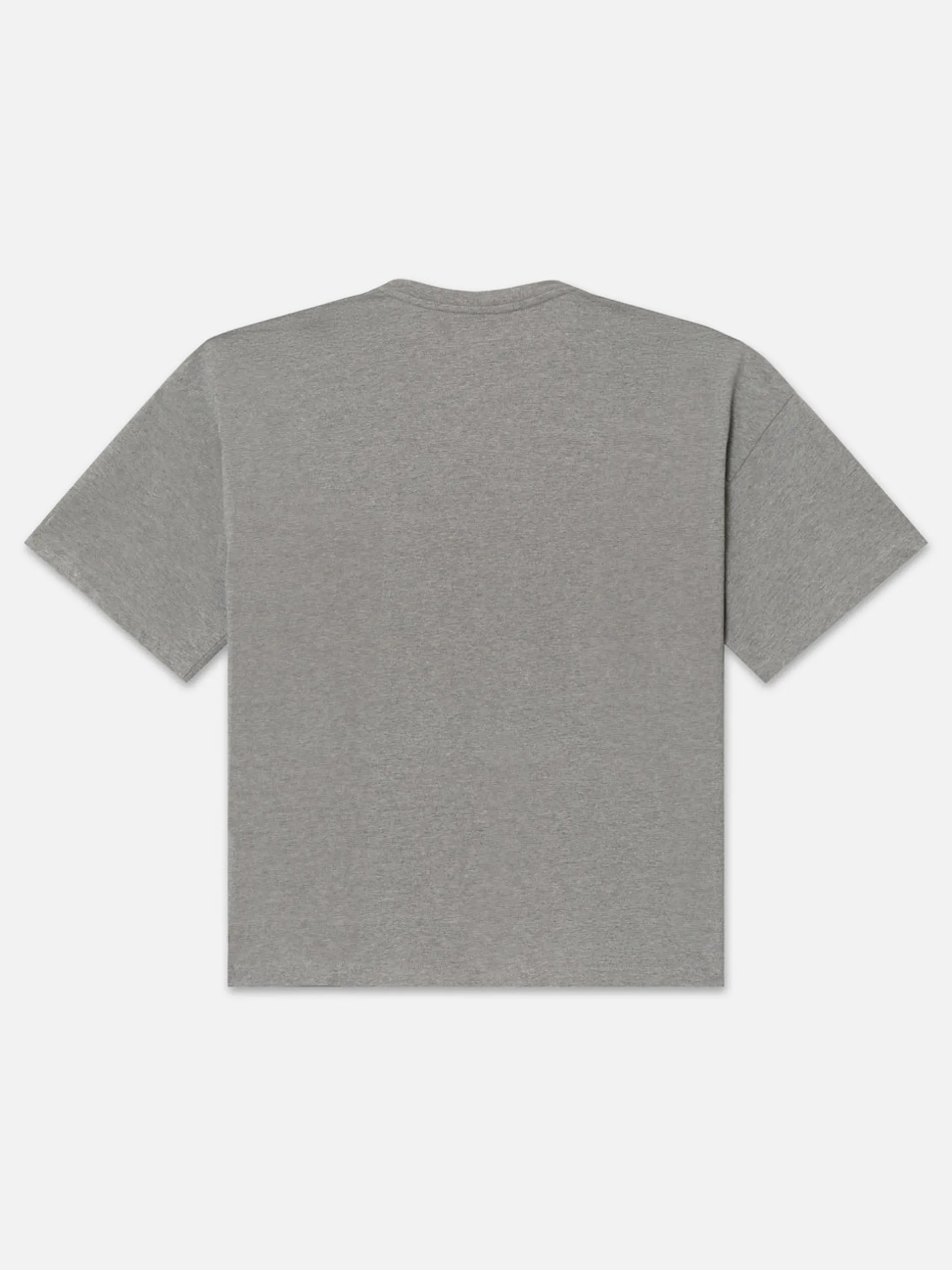 FRAME Ritz Men's Cropped Relaxed T Shirt in Heather Grey< Tees & Polos