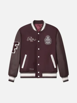 FRAME Ritz Unisex Varsity Jacket in<Women Jackets & Coats|Jackets & Coats