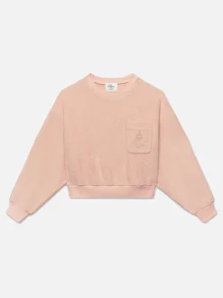 FRAME Ritz Women's Terry Cropped Sweatshirt in Ritz Pink<Women Sweaters