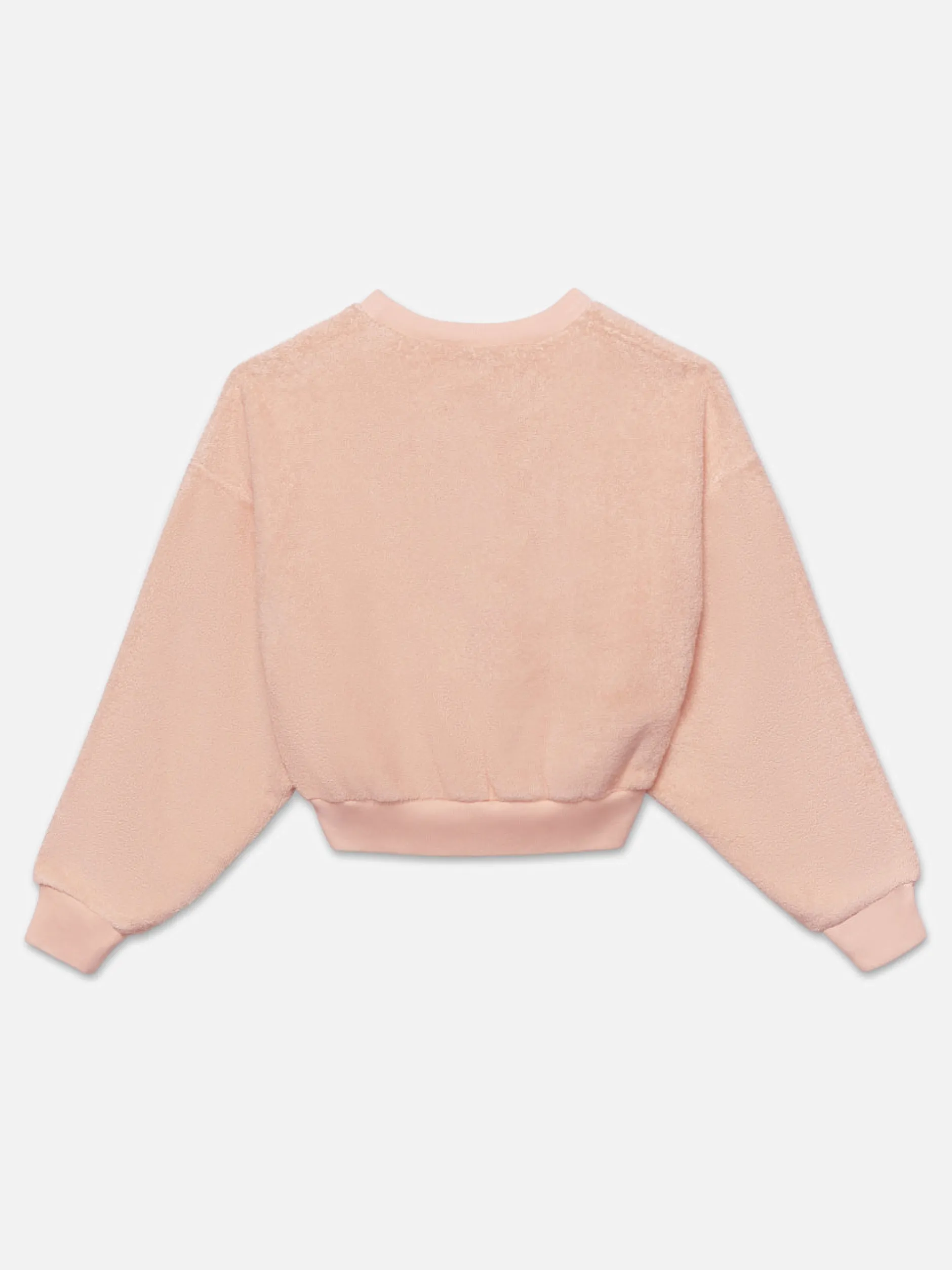 FRAME Ritz Women's Terry Cropped Sweatshirt in Ritz Pink<Women Sweaters