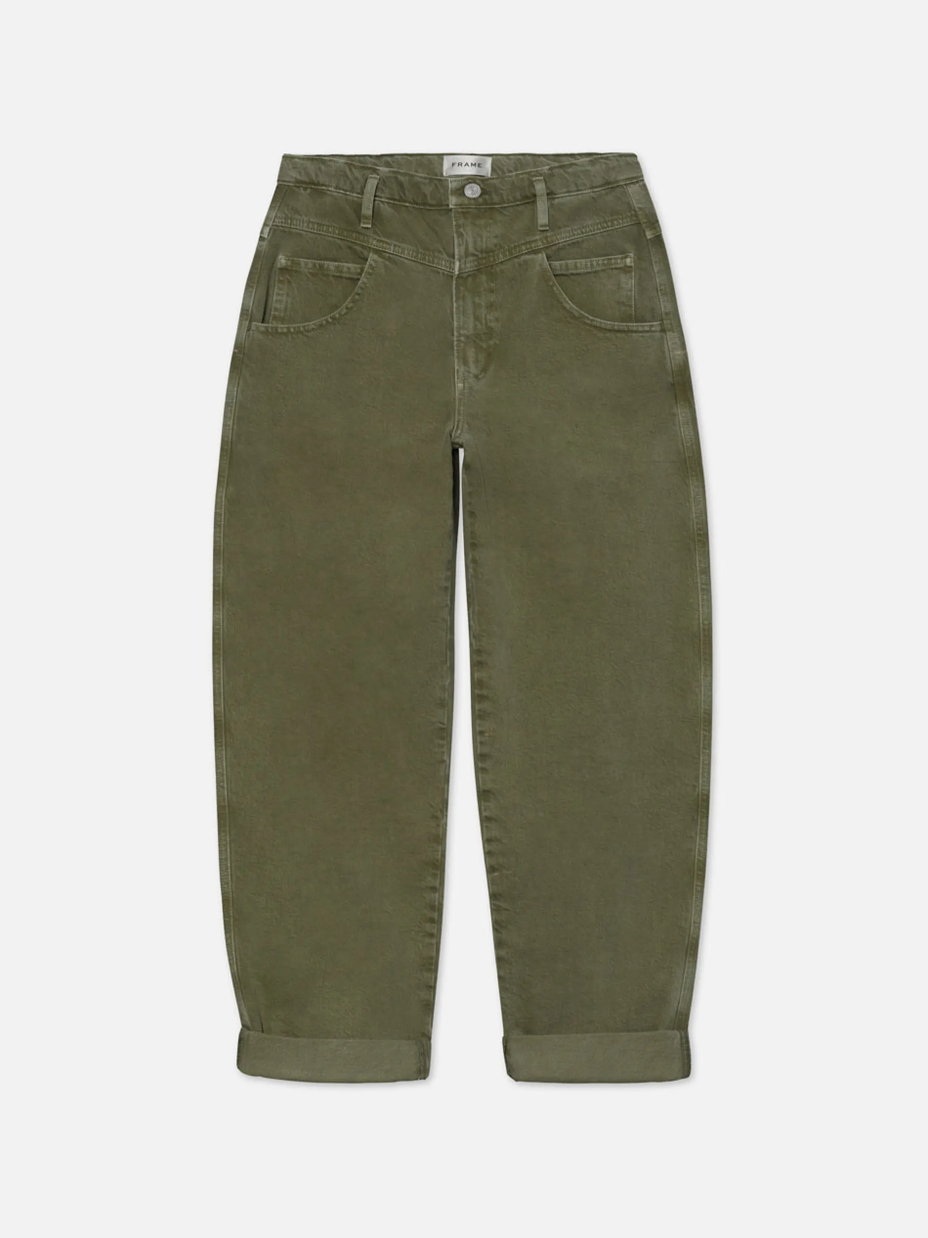FRAME 90's Utility Loose in Washed Summer Sage<Women Straight
