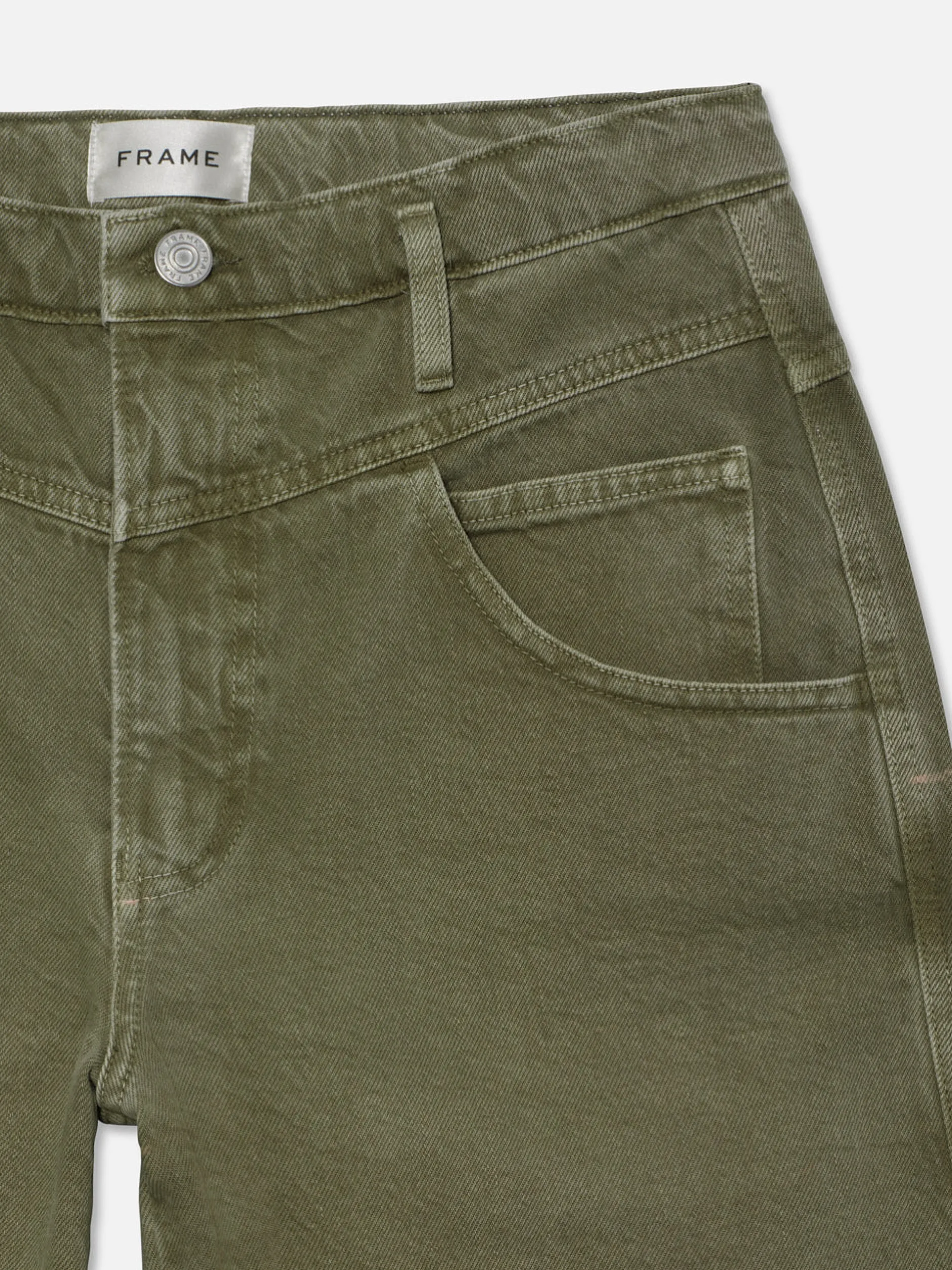 FRAME 90's Utility Loose in Washed Summer Sage<Women Straight