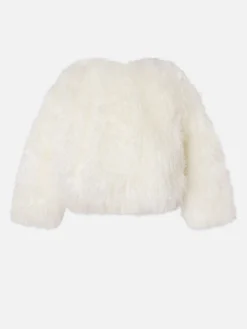 FRAME Shaggy Shearling Coat in<Women Jackets & Coats