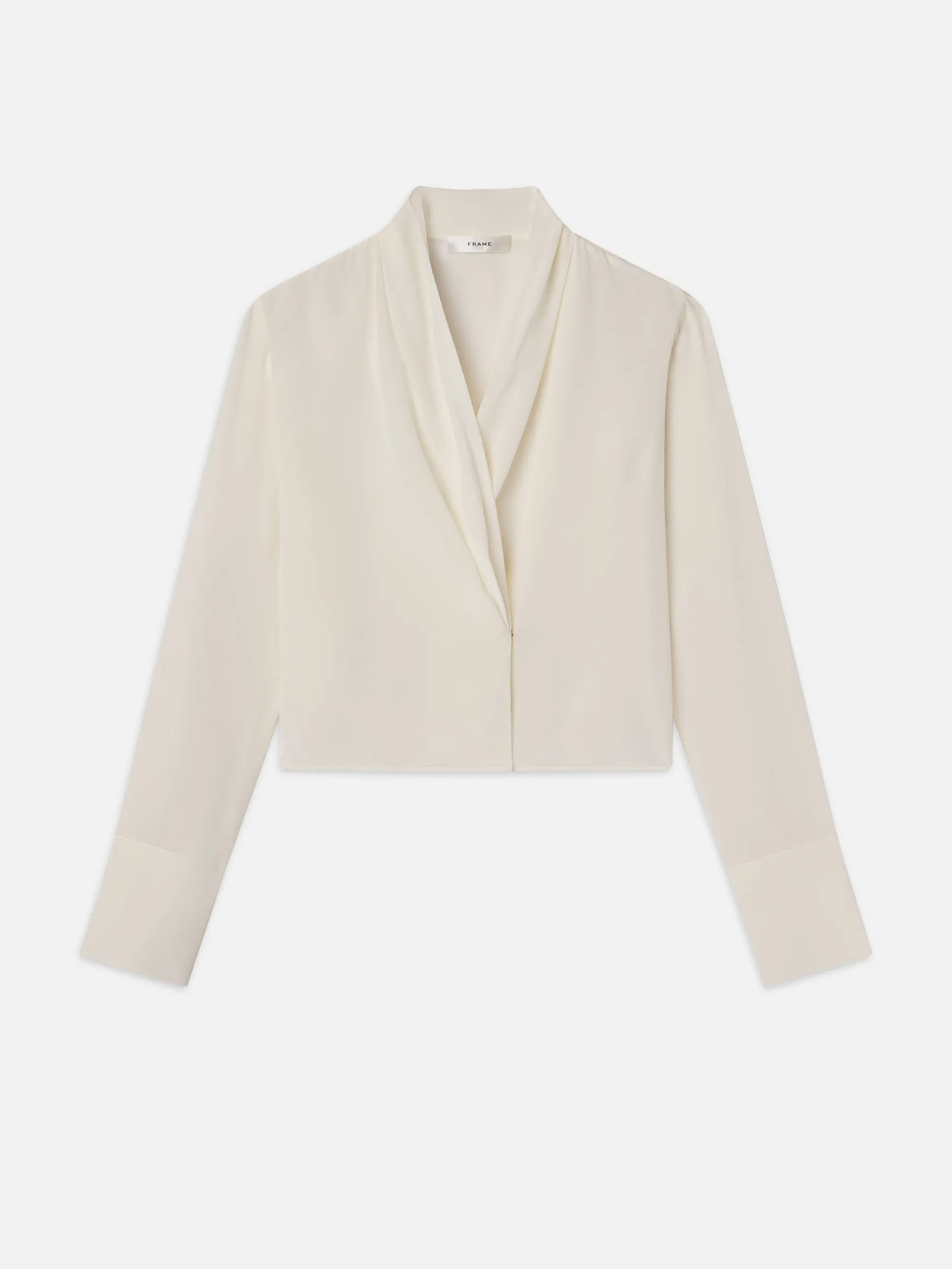 FRAME Shawl Collar Blouse in<Women Tops & Blouses