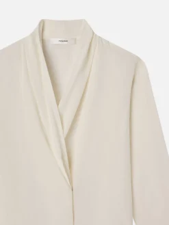 FRAME Shawl Collar Blouse in<Women Tops & Blouses