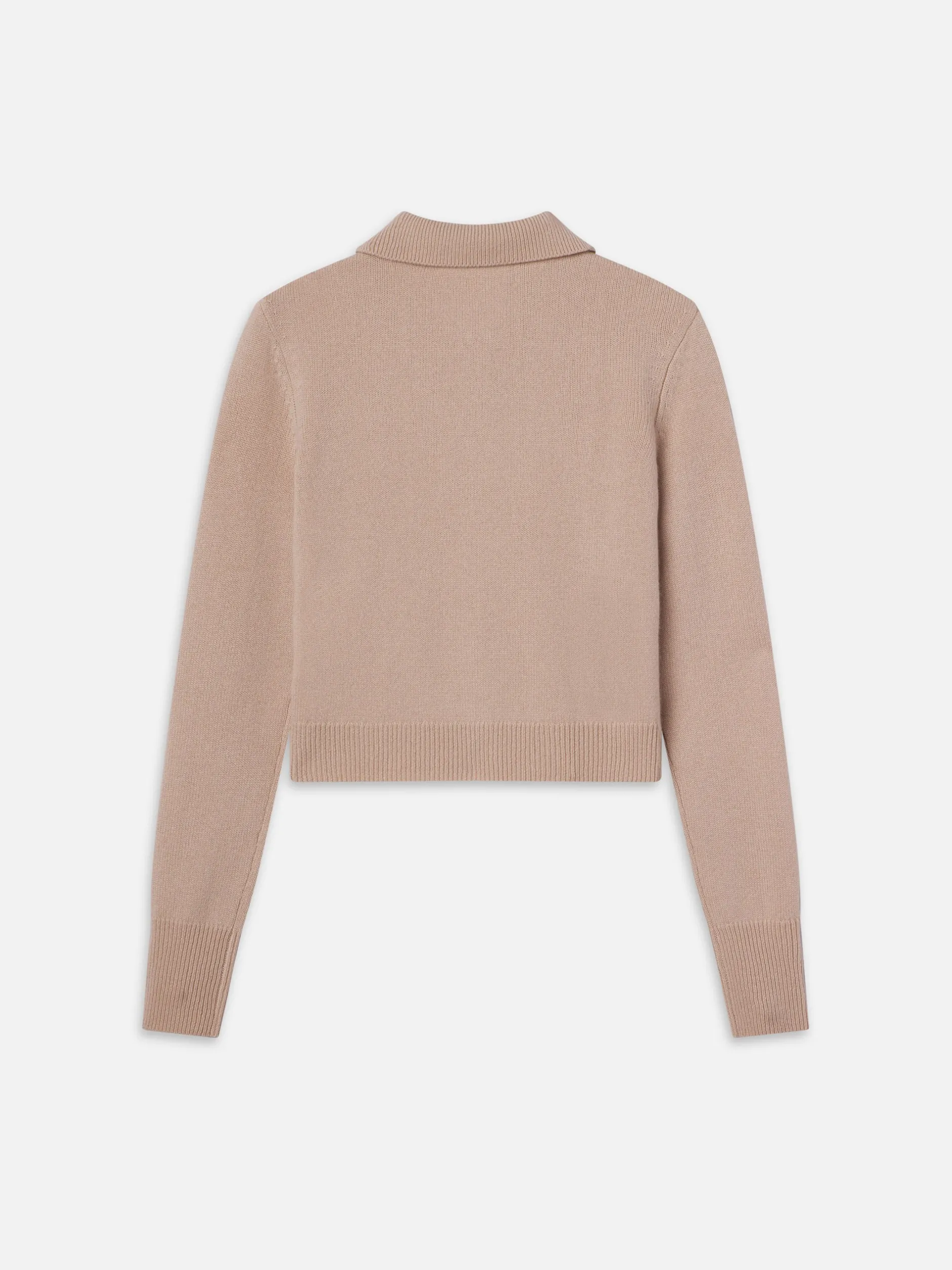 FRAME Shrunken Cashmere Cardi in Almond Pink<Women Sweaters