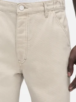 FRAME Skater Jean in Beach Sand Rips< Wide Leg