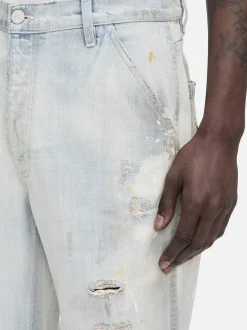 FRAME Skater Jean in Panama Rips< Wide Leg