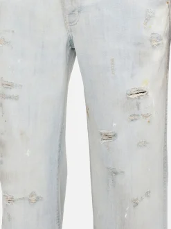 FRAME Skater Jean in Panama Rips< Wide Leg