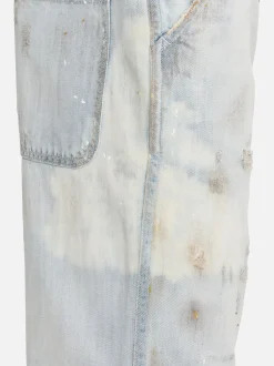 FRAME Skater Jean in Panama Rips< Wide Leg