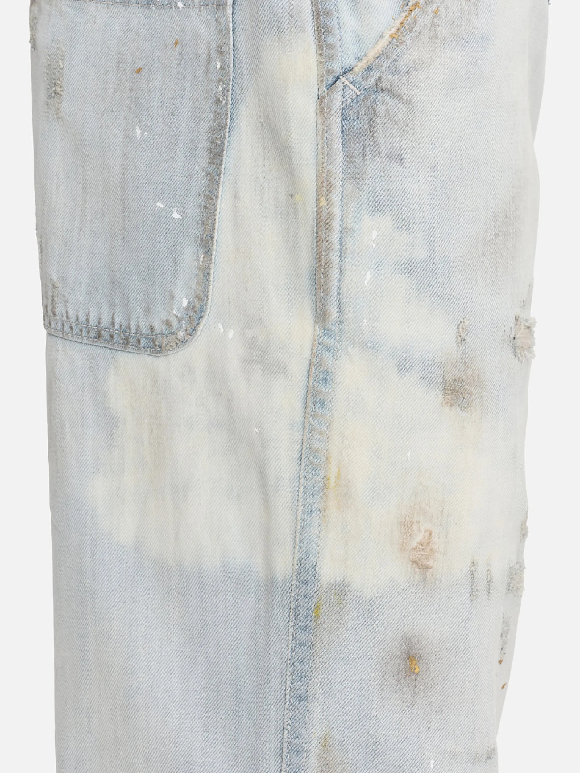 FRAME Skater Jean in Panama Rips< Wide Leg