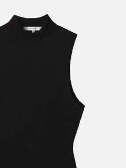 FRAME Sleeveless Mesh Mock Neck Dress in<Women Dresses & Jumpsuits