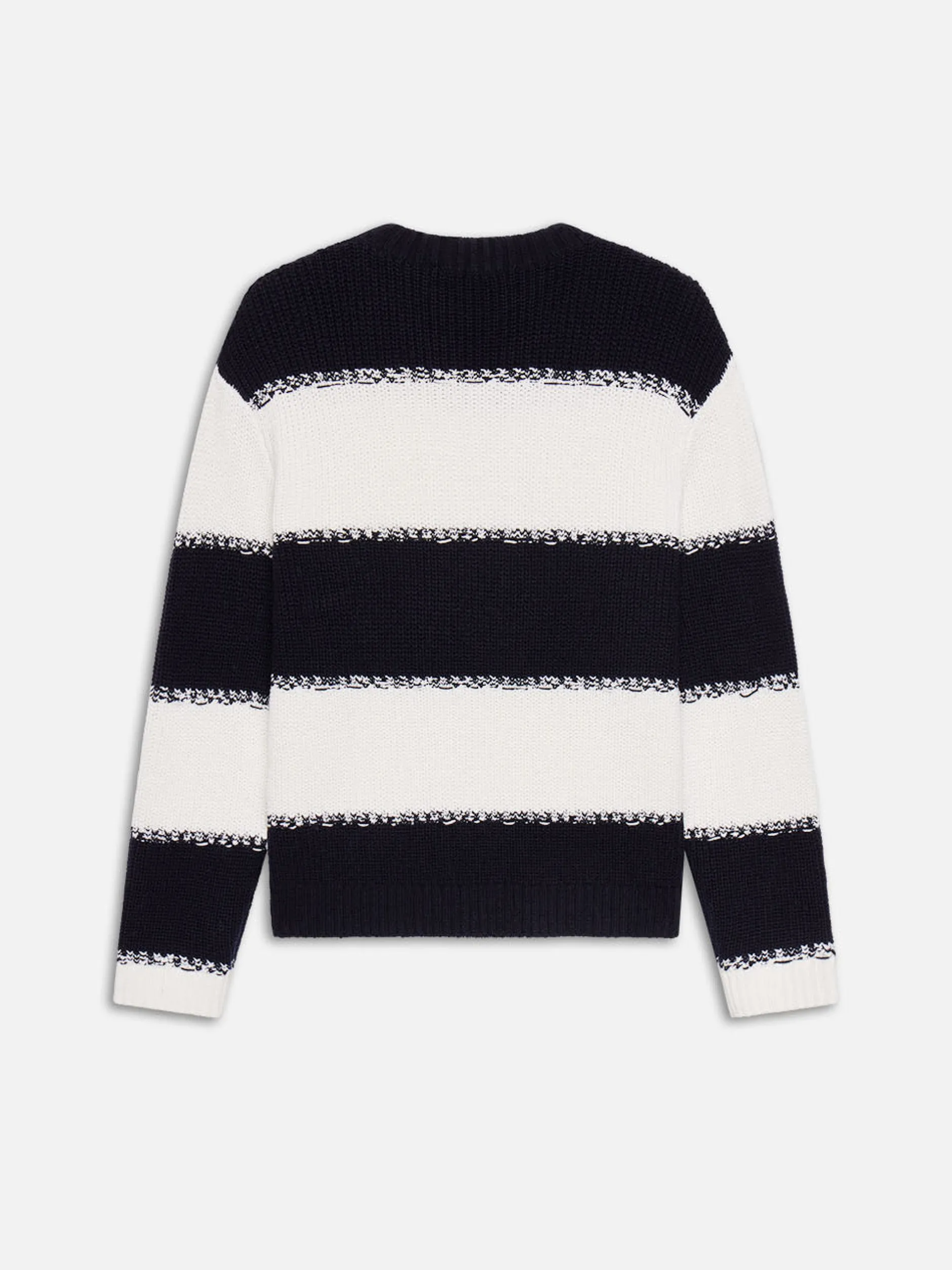 FRAME Striped Sweater in Dark Navy Stripe< Sweaters & Hoodies