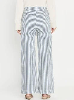 FRAME Tailored Trouser in Seaport Stripe<Women Wide Leg