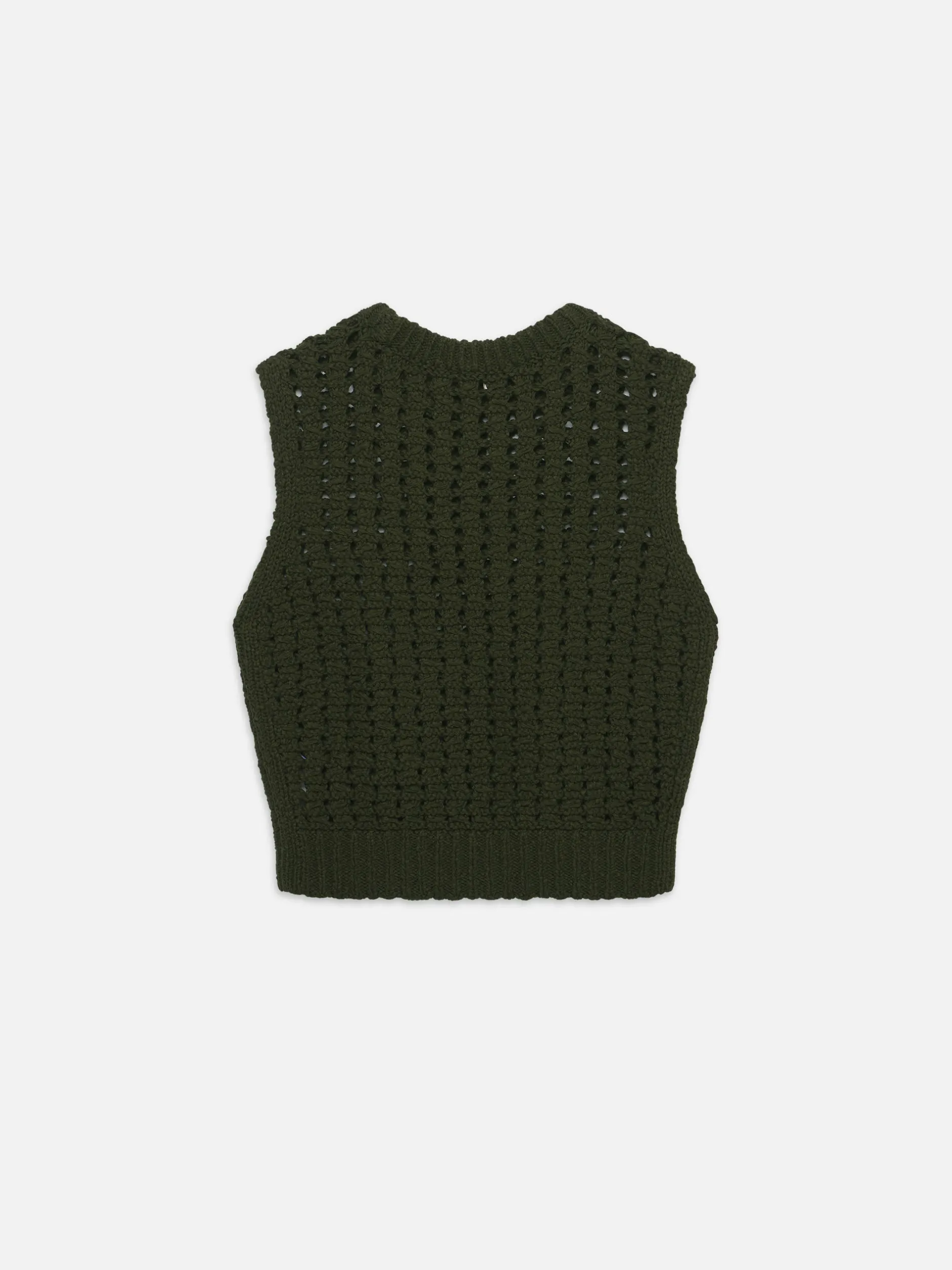 FRAME Tape Yarn Sweater Vest in<Women Sweaters