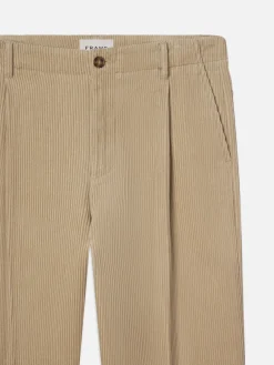 FRAME Tapered Pleated Trousers in< Pants & Shorts