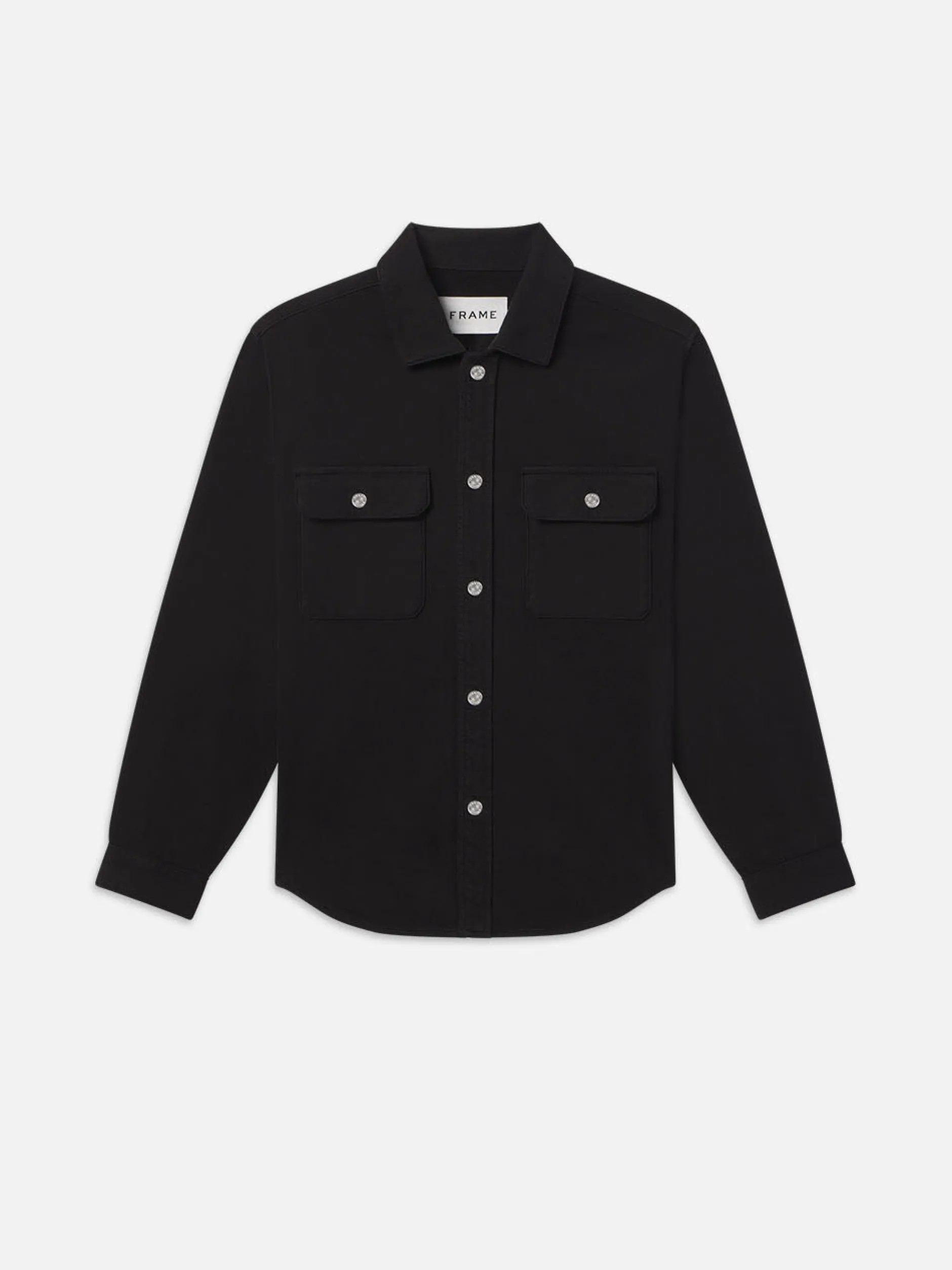 FRAME Textured Terry Overshirt in< Jackets & Coats|Shirts