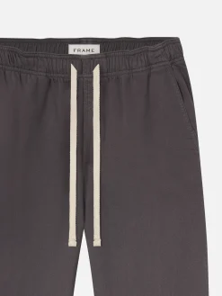 FRAME Textured Terry Travel Pant in Slate Gray< Pants & Shorts