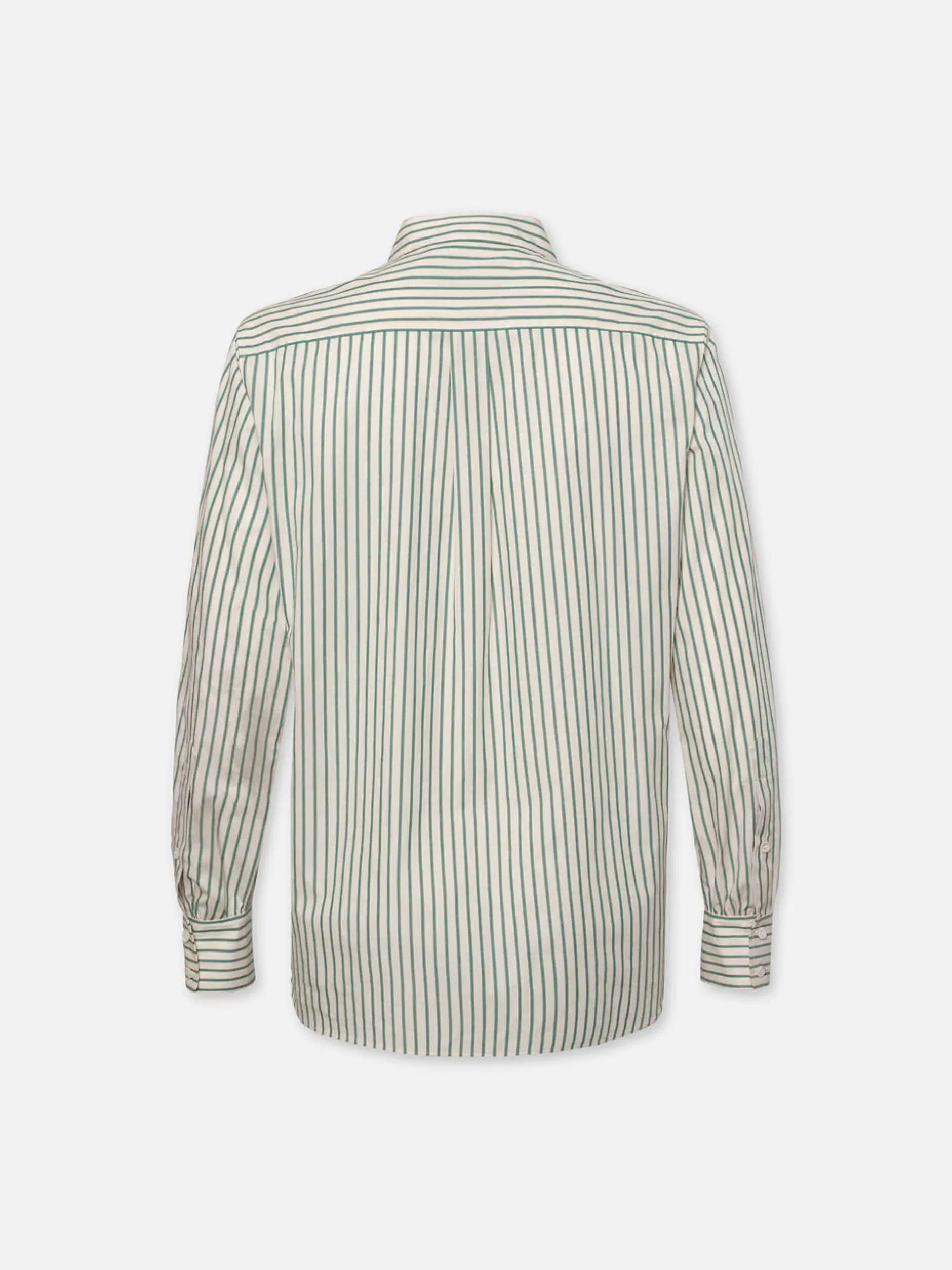 FRAME The Borrowed Pocket Shirt in Green Gem Multi<Women Tops & Blouses