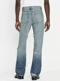 FRAME The Boxy Jean in Lagoon Rips< Straight