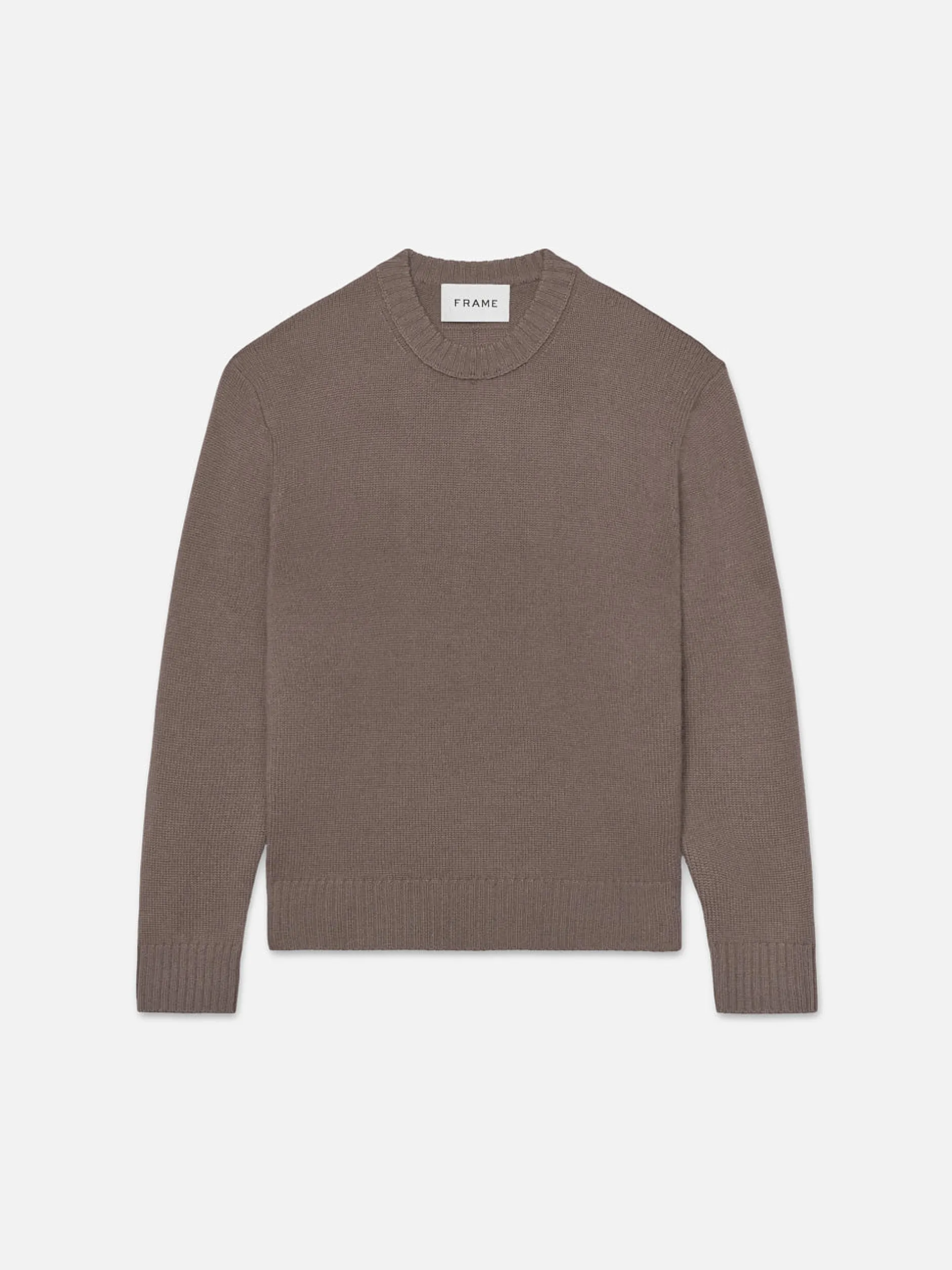 FRAME The Cashmere Crewneck Sweater in Dry Rose< Sweaters & Hoodies