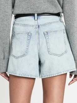 FRAME The Easy Short in Fizz Indigo<Women Skirts & Shorts