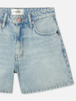 FRAME The Easy Short in Fizz Indigo<Women Skirts & Shorts