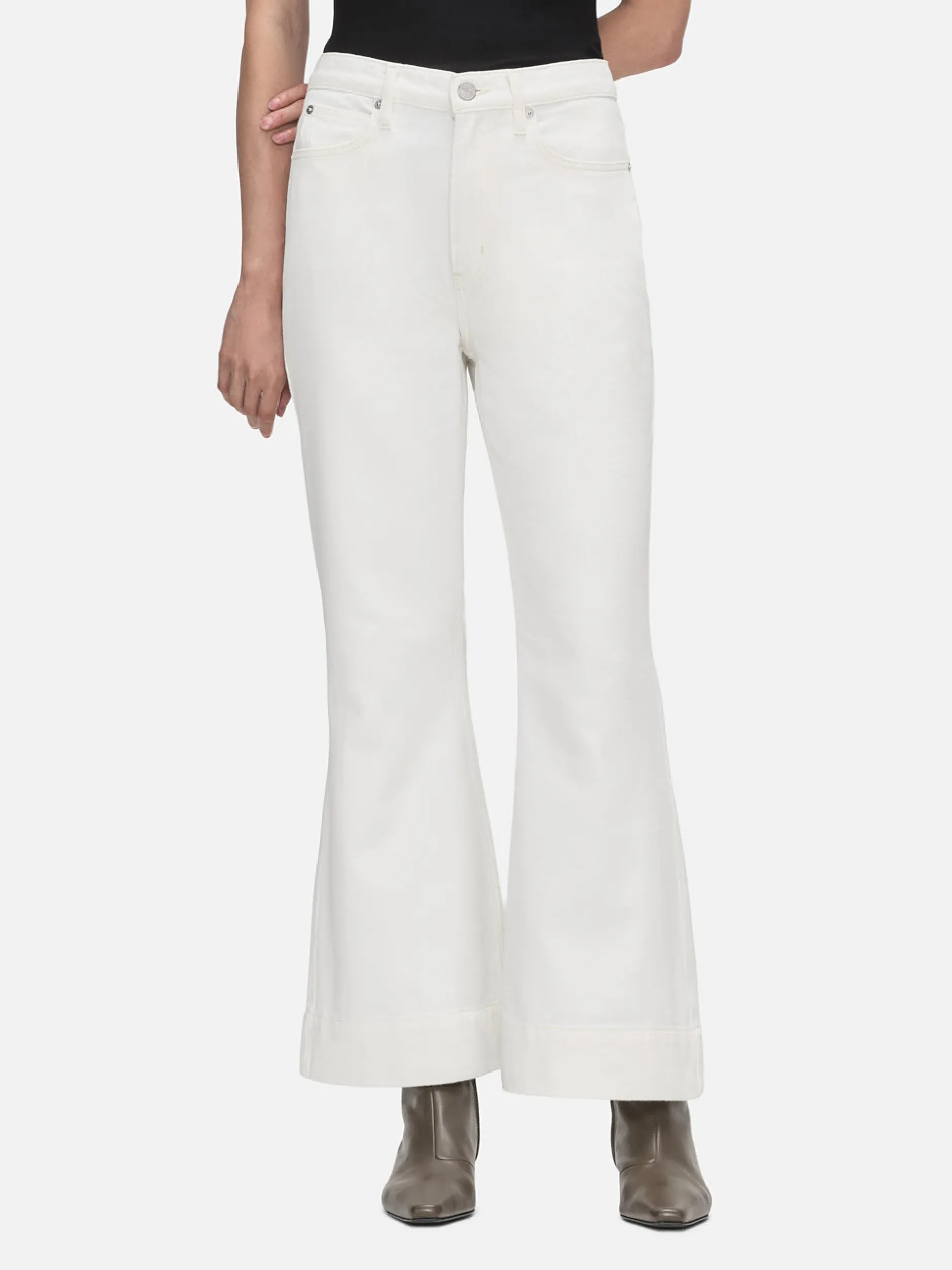 FRAME The Extreme Flare Ankle in Au Natural Clean<Women Flare
