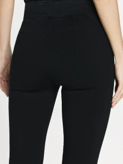 FRAME The Jetset Crop Mini Boot in Sheen Noir<Women Bootcut