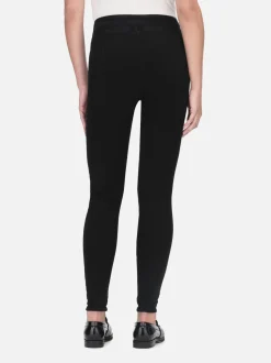 FRAME The Jetset Skinny Crop in Sheen Noir<Women Skinny