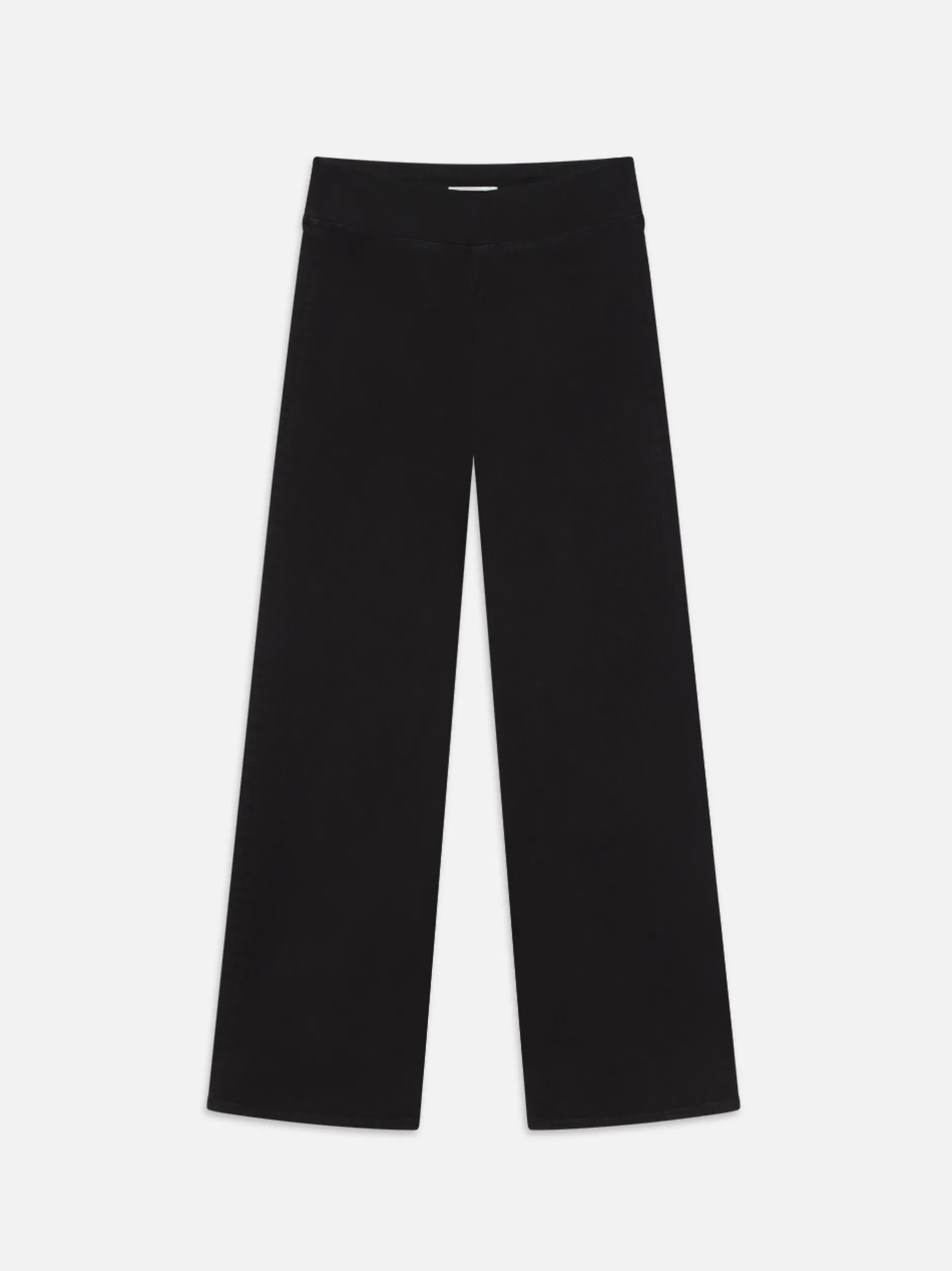 FRAME The Jetset Slim Palazzo in Sheen Noir<Women Wide Leg