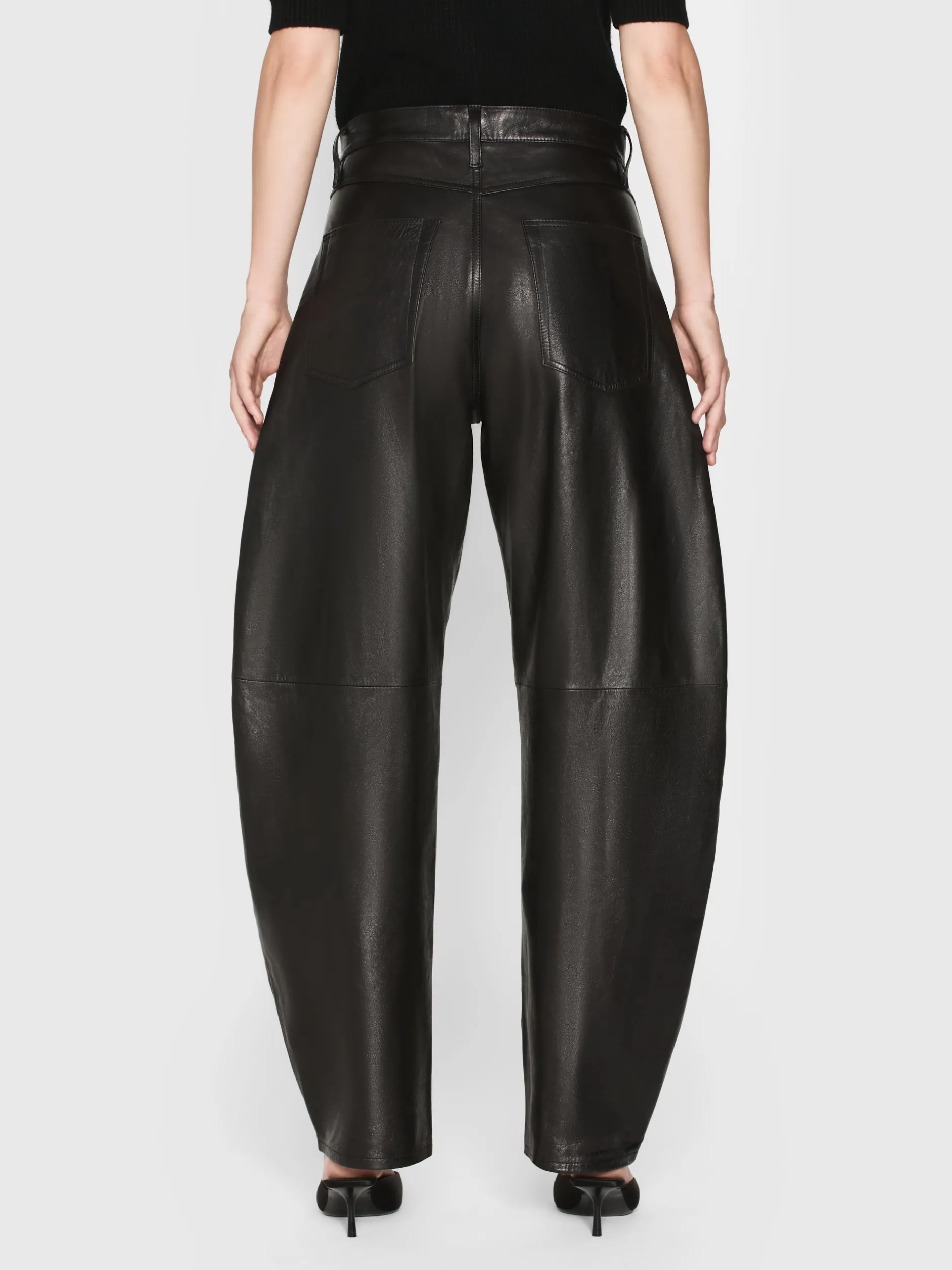 FRAME The Leather Bubble in<Women Leather & Suede|Pants
