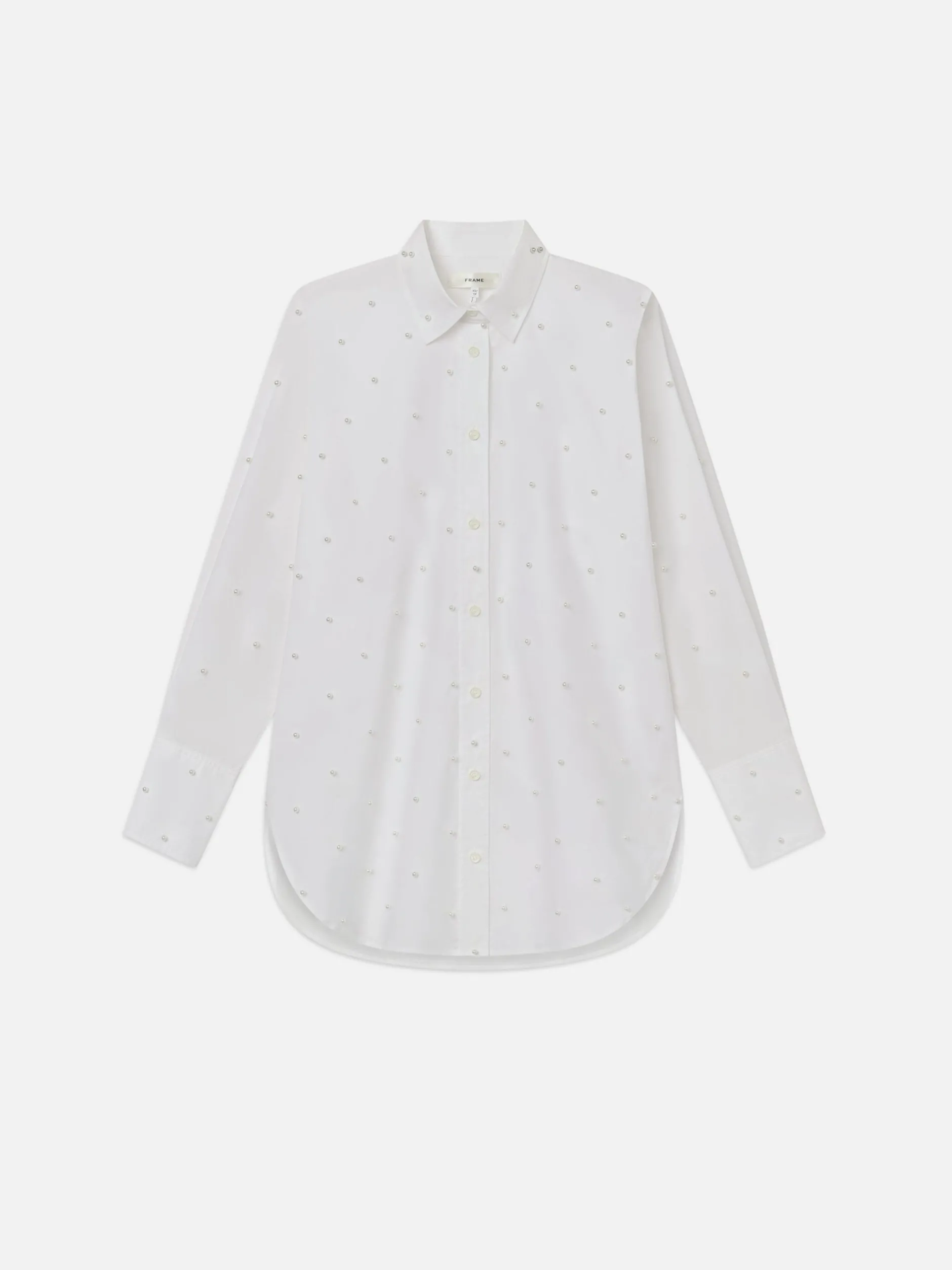 FRAME The Oversized Pearl Shirt in<Women Tops & Blouses