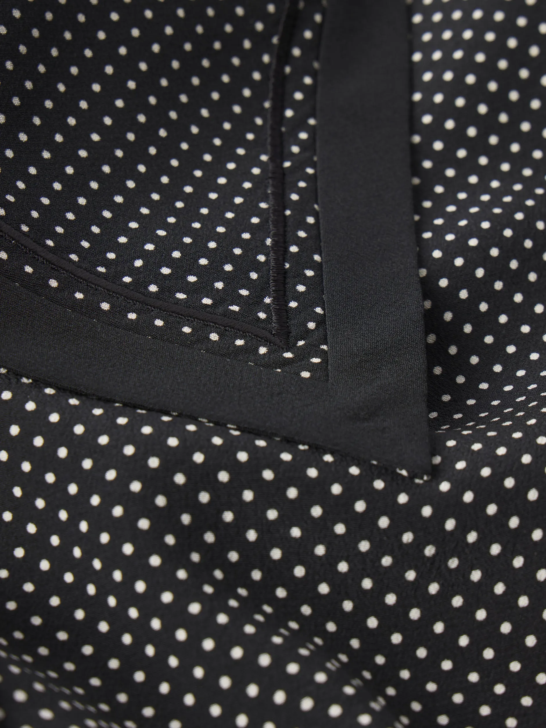 FRAME The Polka Dot Sailor Blouse in Black Multi<Women Tops & Blouses